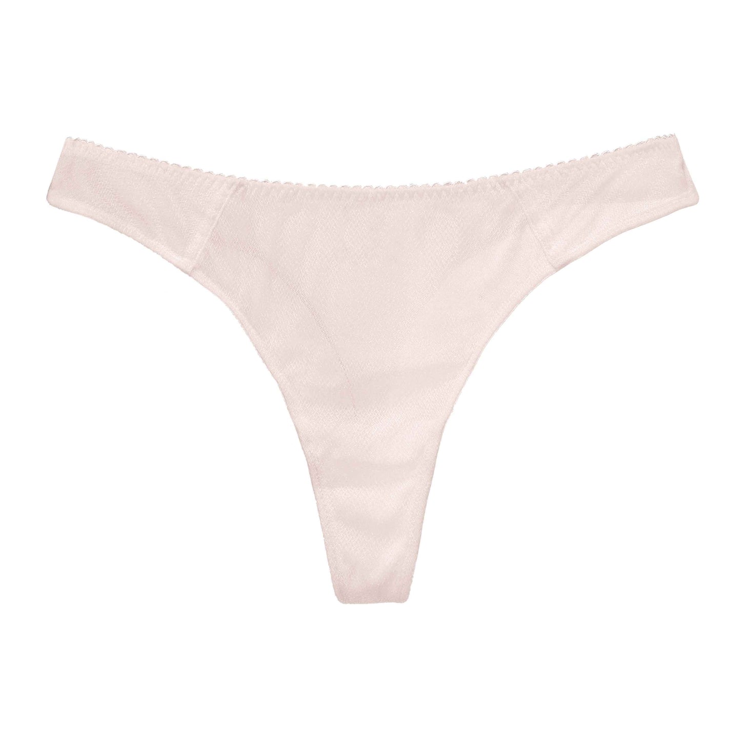 Dani Soft Pink Tulle Thong: S