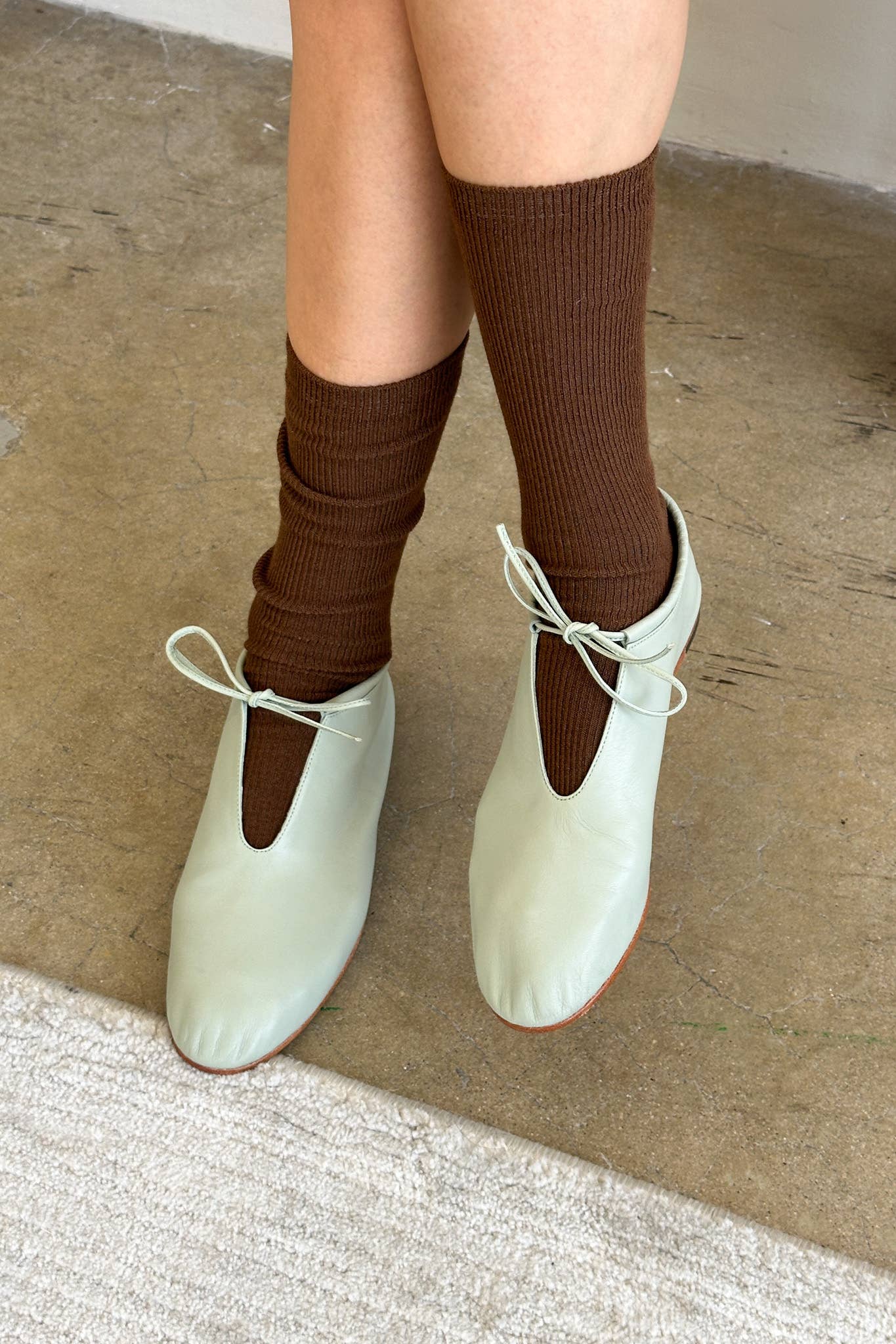 Trouser Socks: Deep Green