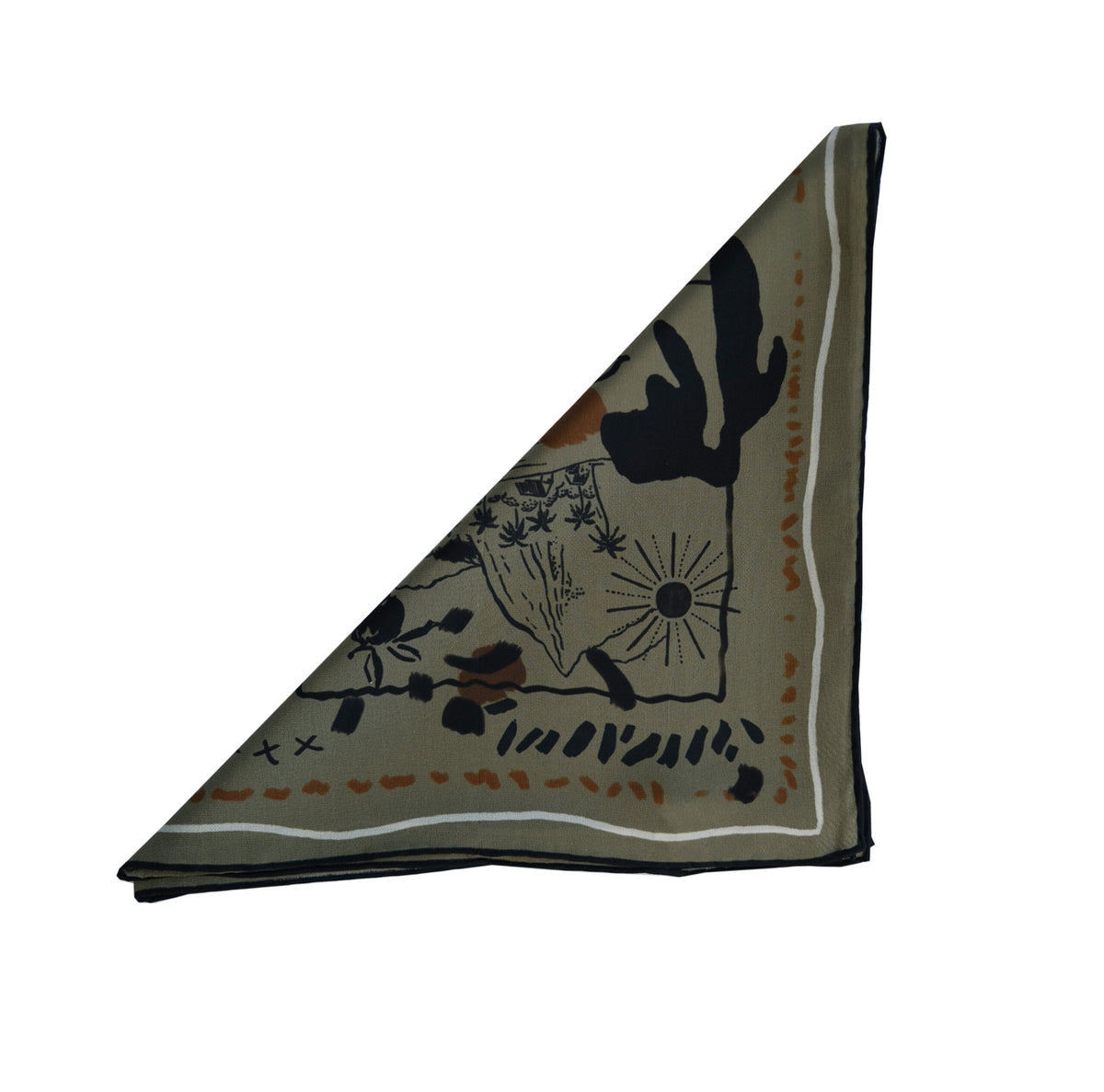 Fern Silk Scarf