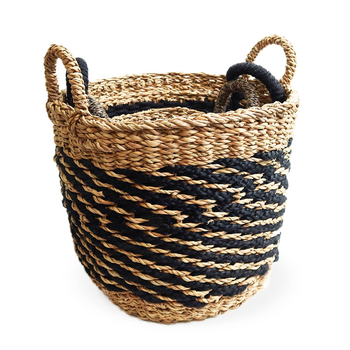 Handwoven Wicker Storage l Ula Mesh Basket larger