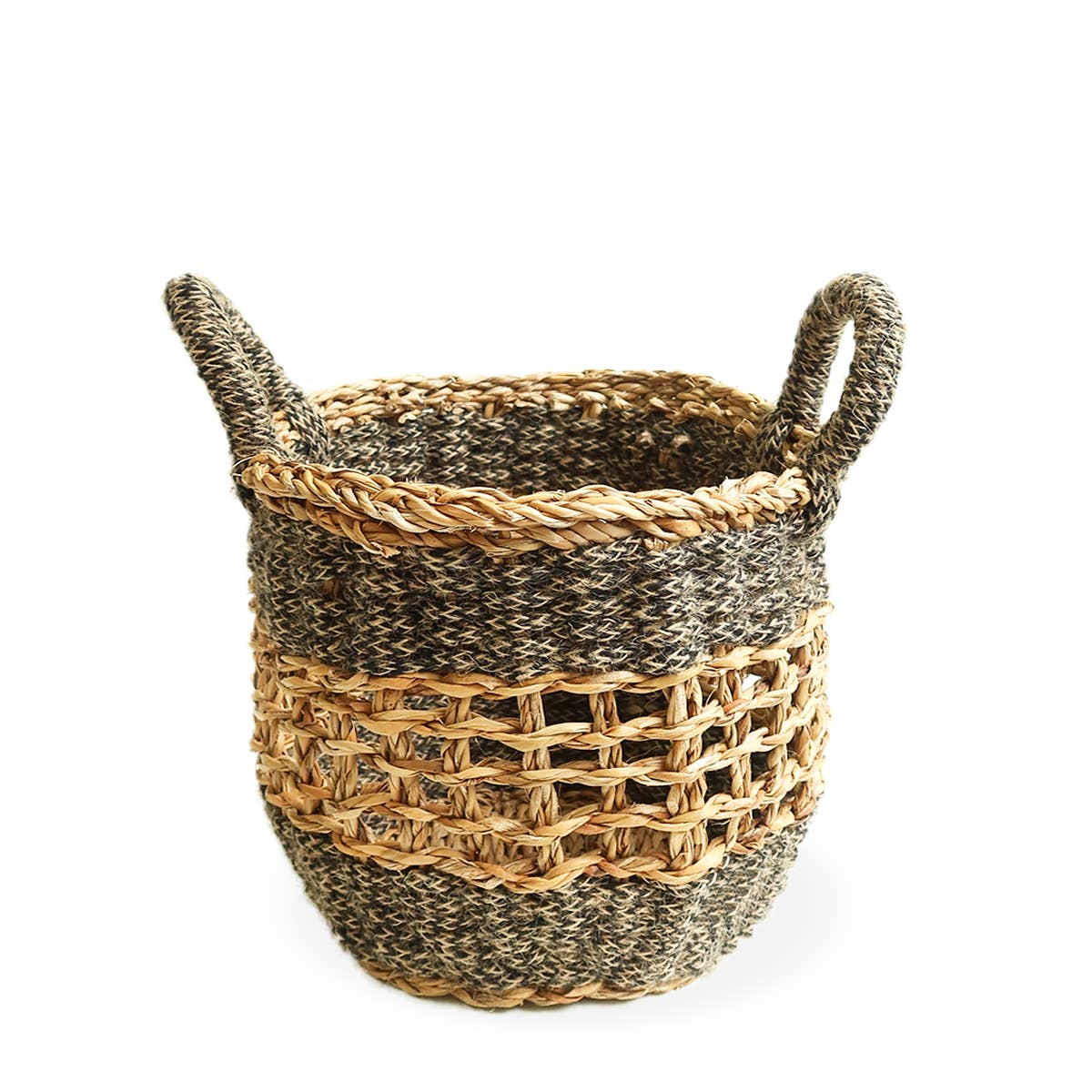 Handwoven Wicker Storage l Ula Mesh Basket larger