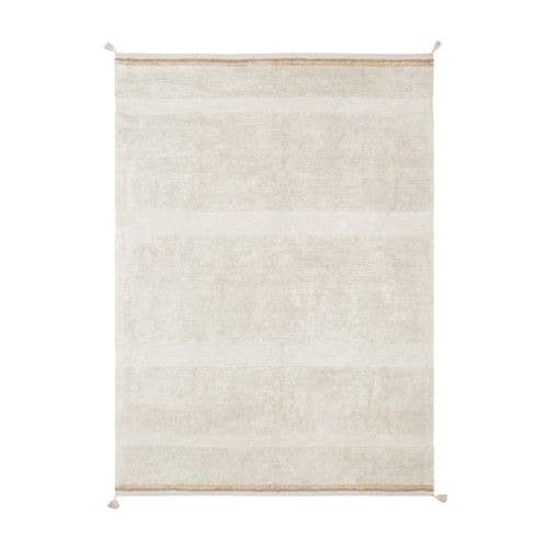 Washable rug Bloom Natural: 9' 10"x 6' 7"