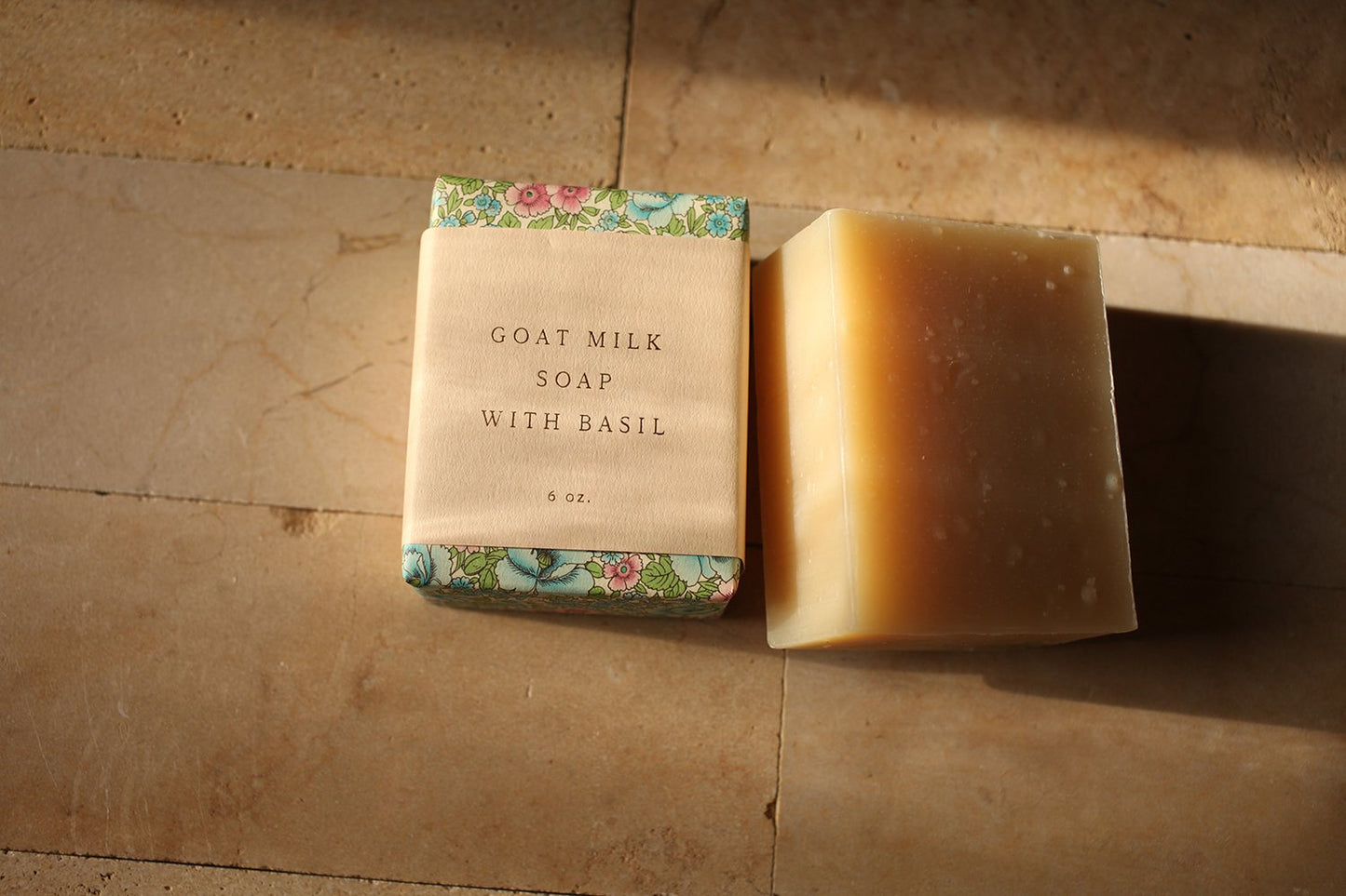 Saipua Goat Milk Soap with Basil