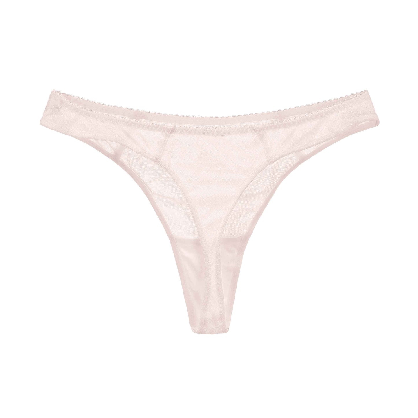 Dani Soft Pink Tulle Thong: S