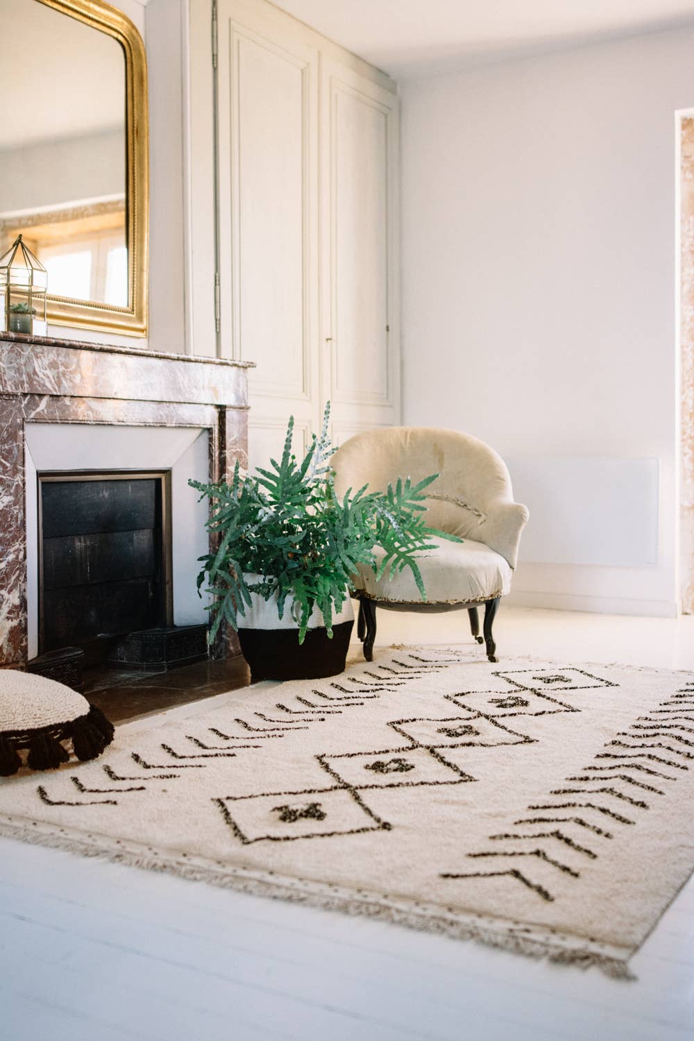 Washable Rug Bereber Rhombs: 8' x 5'7"