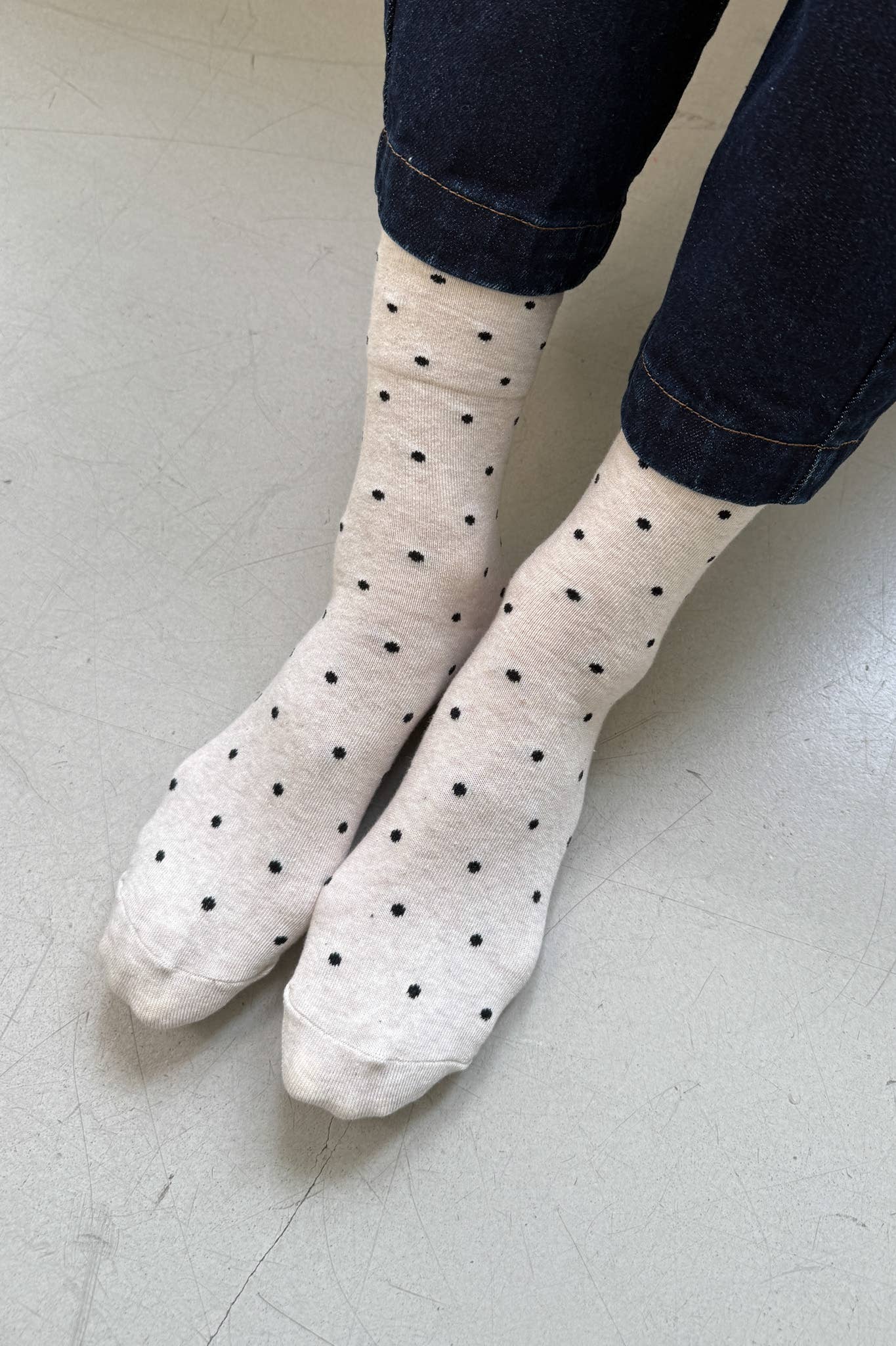 Sneaker Socks: Oatmeal