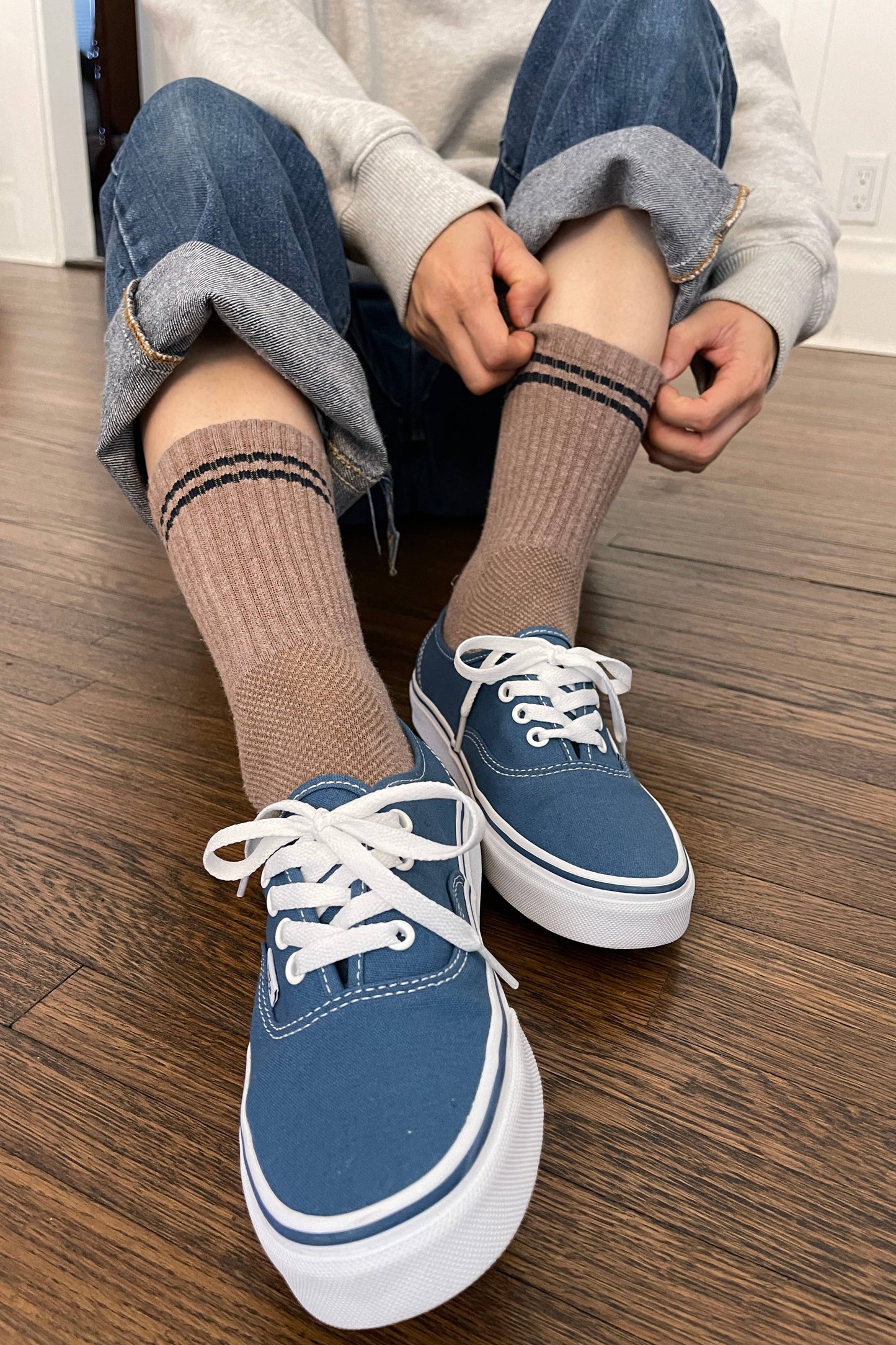 Boyfriend Socks: True Grey