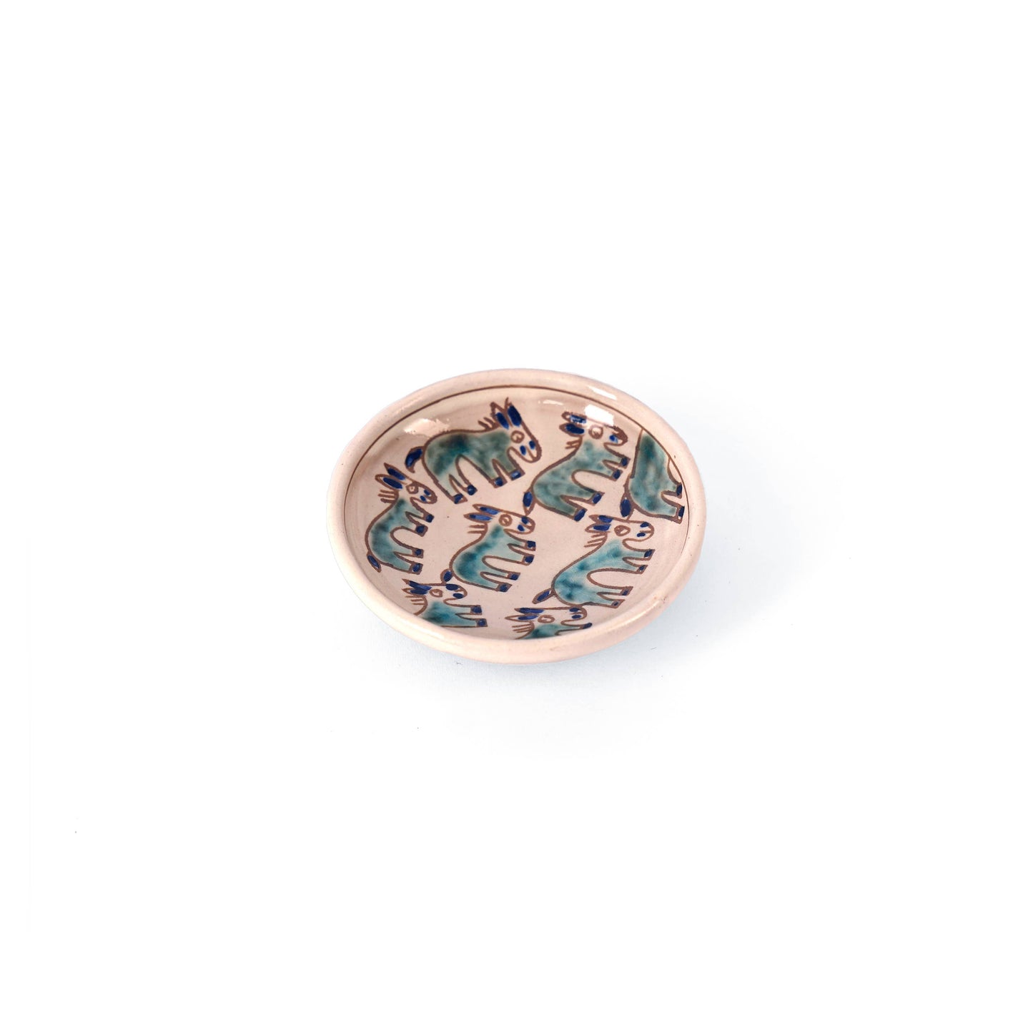 Donkey Pasture Ceramic Mini plate