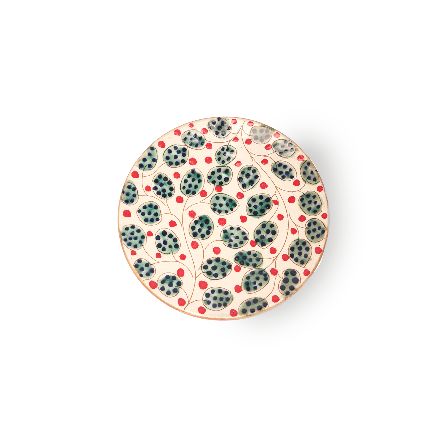 Cherry Ceramic Plate: Large