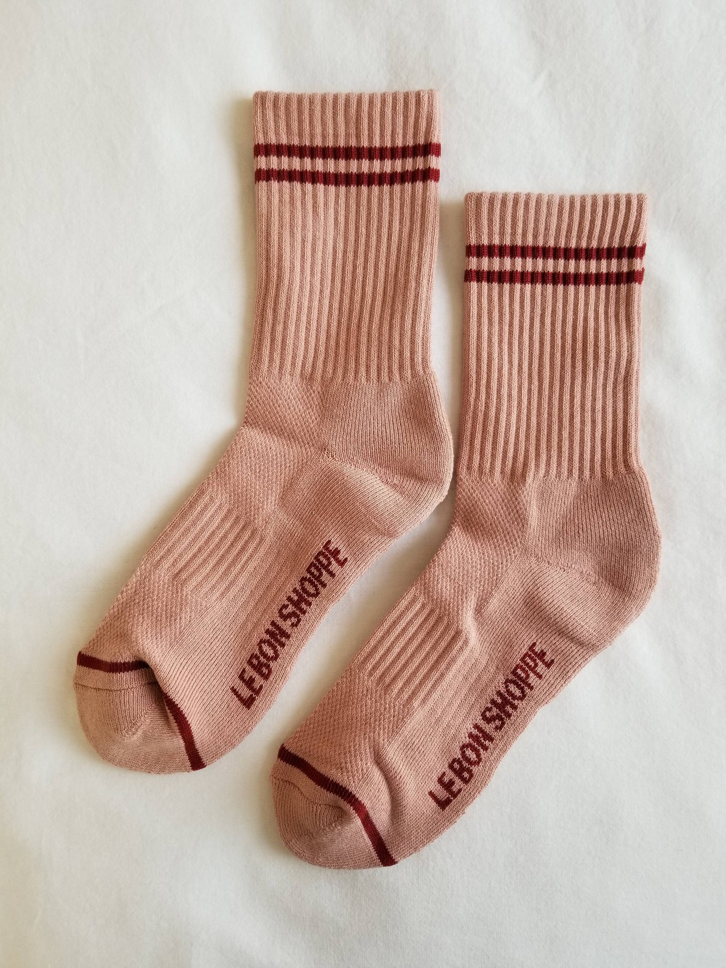 Boyfriend Socks: Milk
