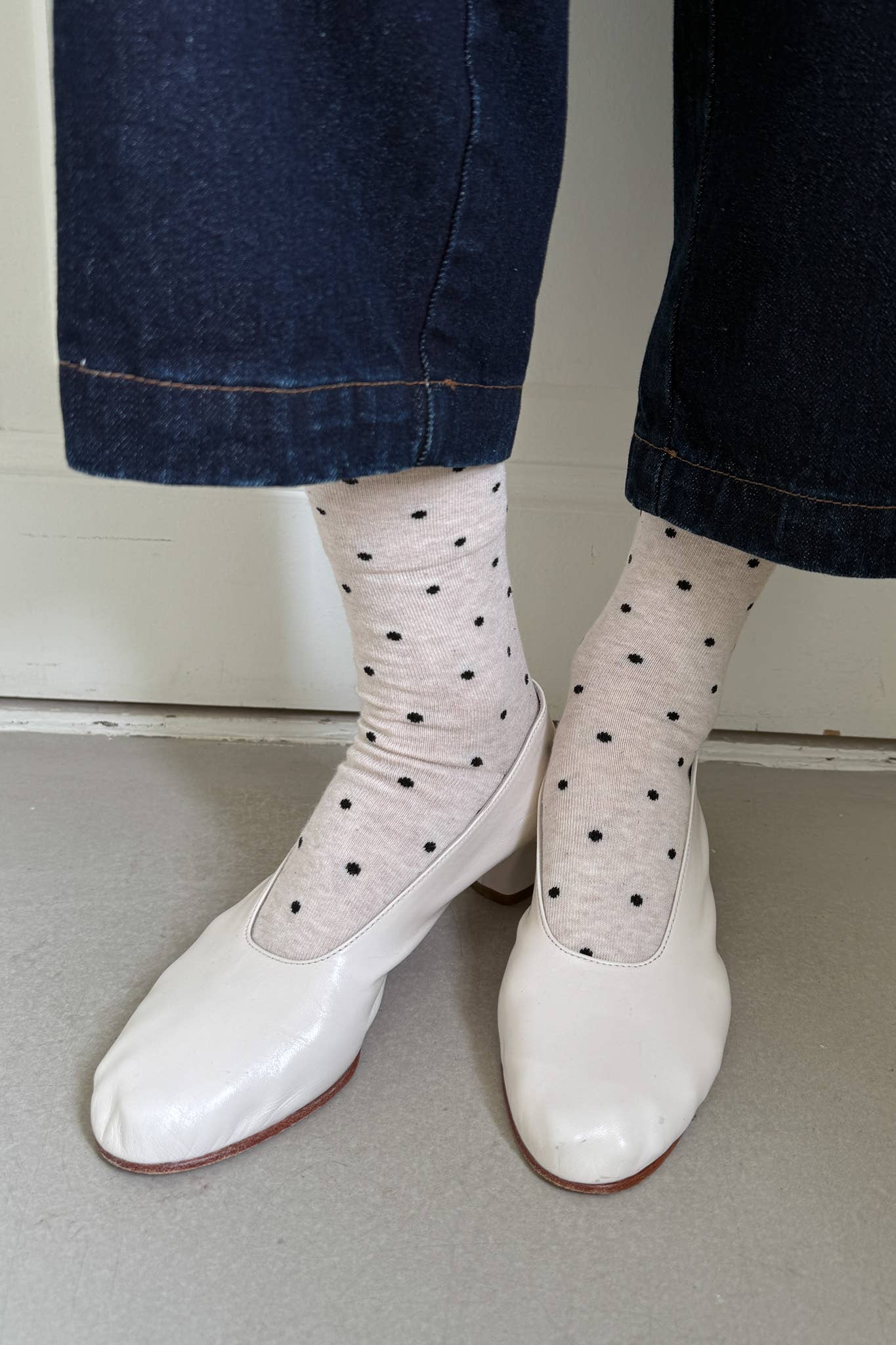 Sneaker Socks: Oatmeal