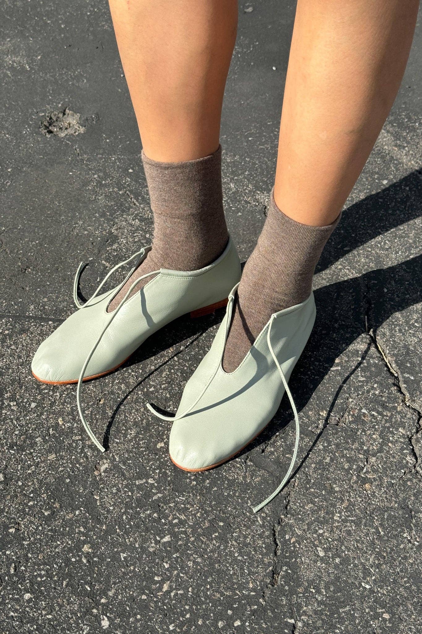 Sneaker Socks: Oatmeal