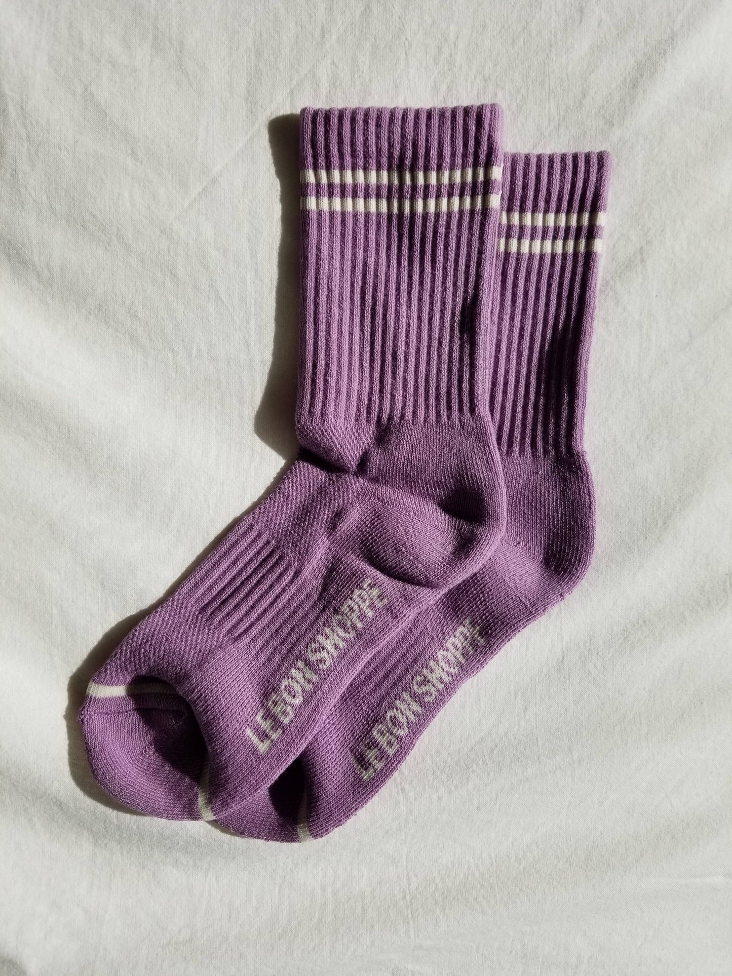 Boyfriend Socks: Milk