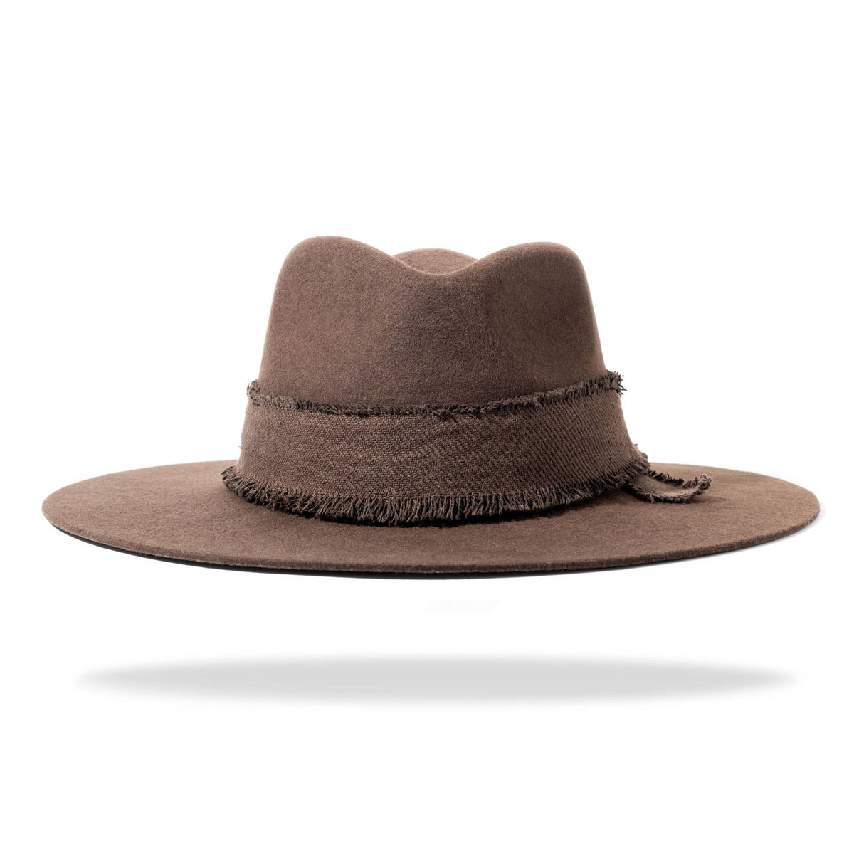 Wool Sahara Hat - Brown