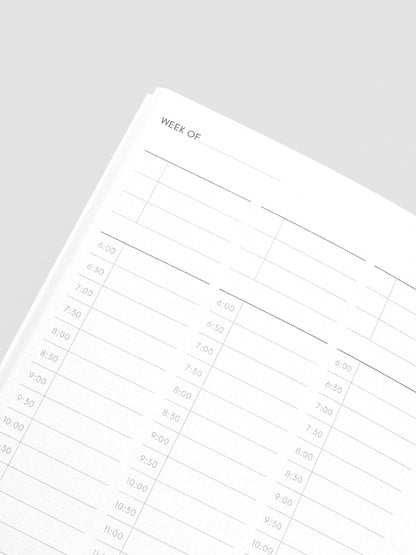 Travel Notebook | A5 Slim: Routine Builder | Beignet
