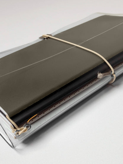 Clear Vinyl Travel Notebook Cover | A5 Slim: A5 Slim