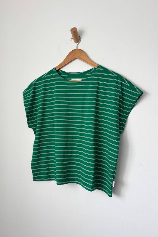 Chérie Tee Green / White