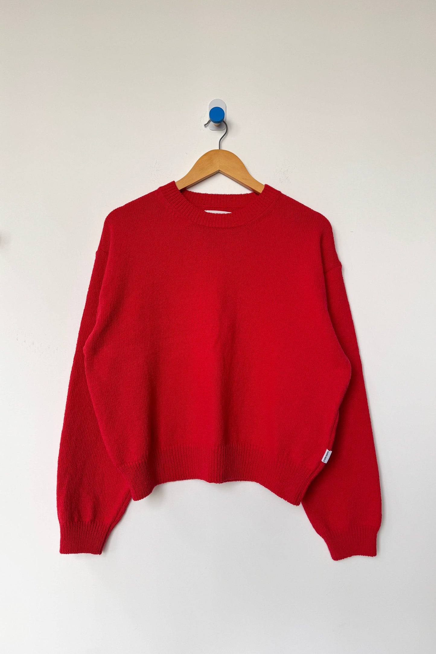 Milo Cotton Sweater in Red