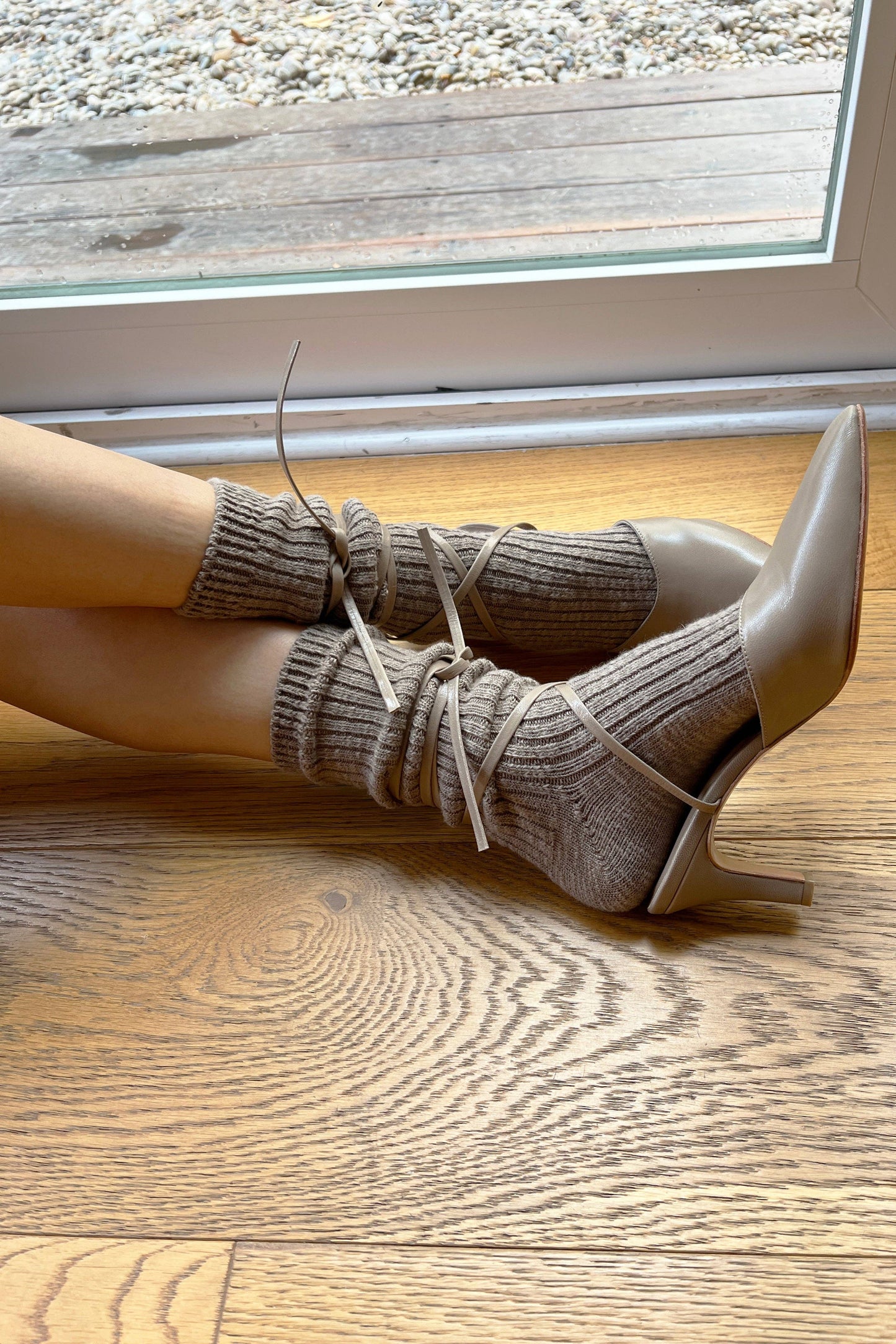 Cottage Socks: Oatmeal