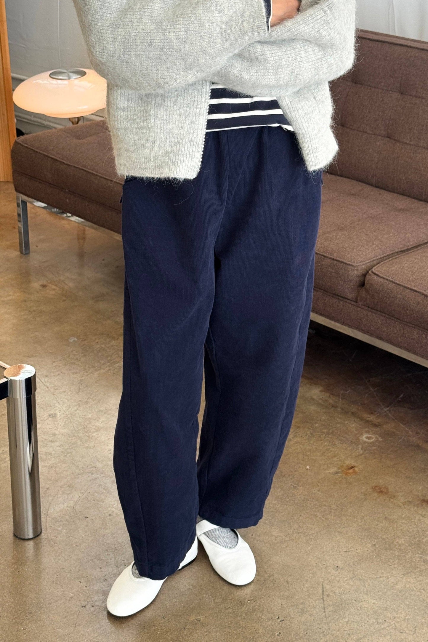 Corduroy Arc Pants Chocolate