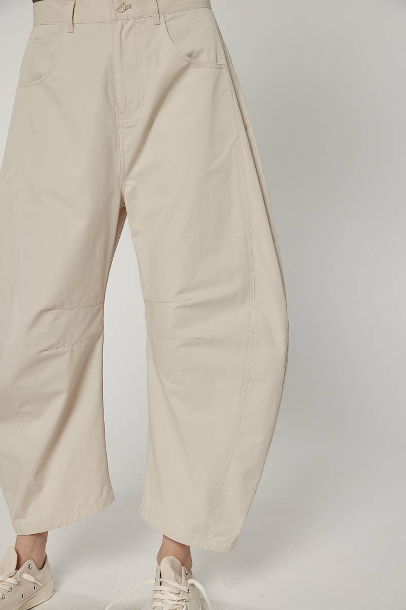 Seamed Barrel Pants