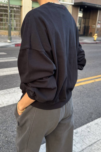 Cali Jersey Sweatshirt - yellow mustard