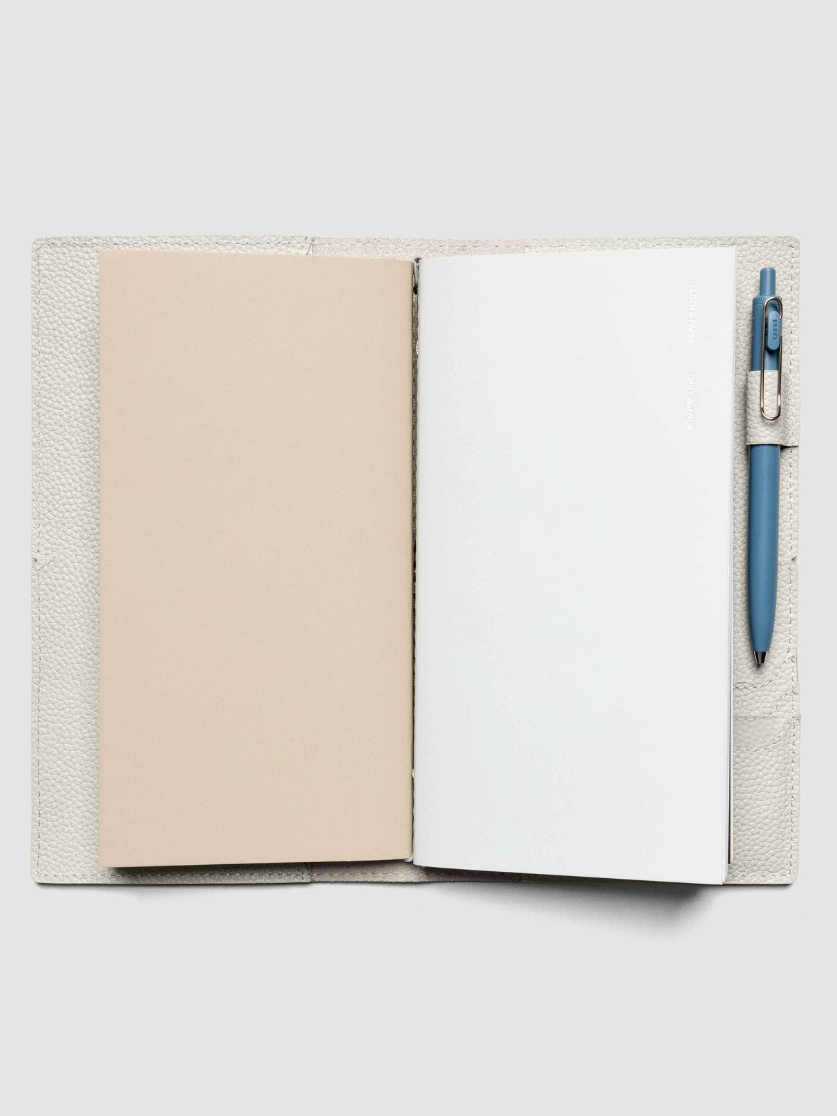 Genuine Leather Travel Notebook Cover | A5 Slim: Bordeaux