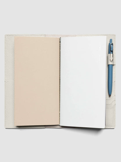 Genuine Leather Travel Notebook Cover | A5 Slim: Bordeaux