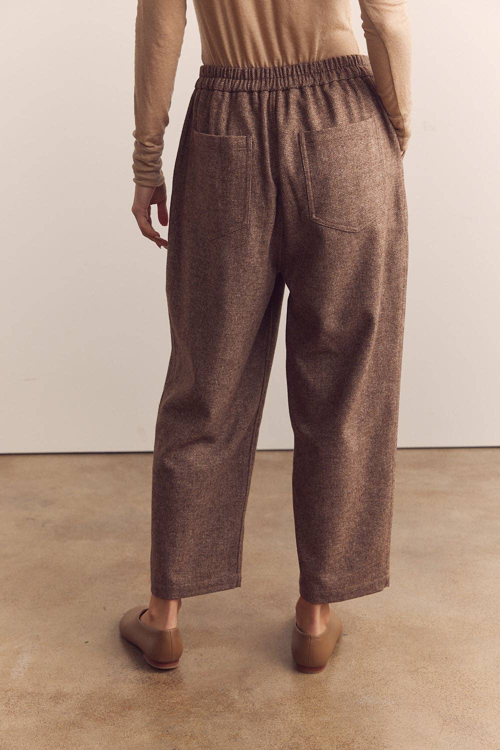 Wool blend baby herringbone pants: Coco / Herringbone / M/L
