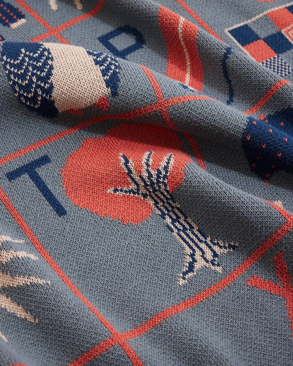 ABC - Knit Baby & Kid's Blanket - Cotton - Made in USA: Sandbox in Organic Cotton