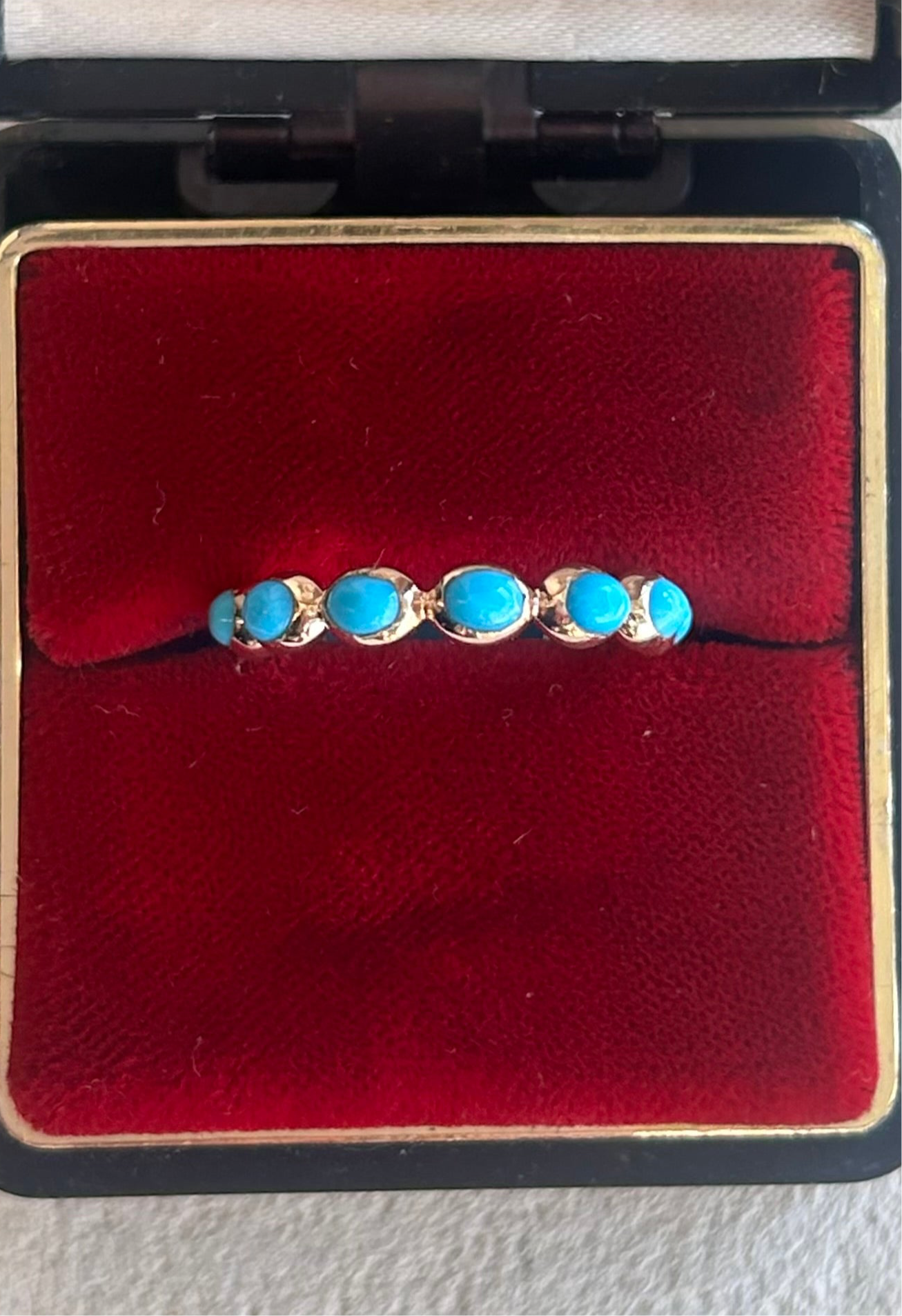 Turquoise Eternity Ring