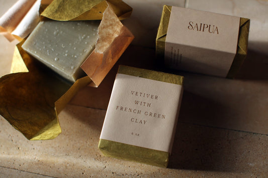 Saipua Vetiver with French Clay Soap