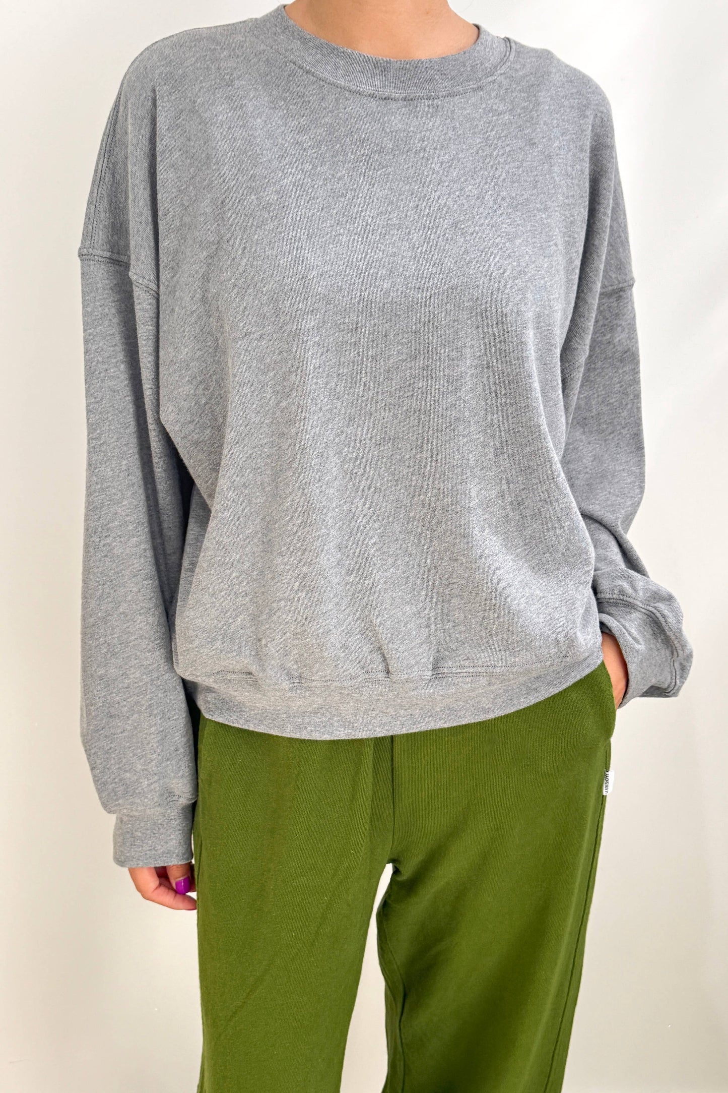 Cali Jersey Sweatshirt Black
