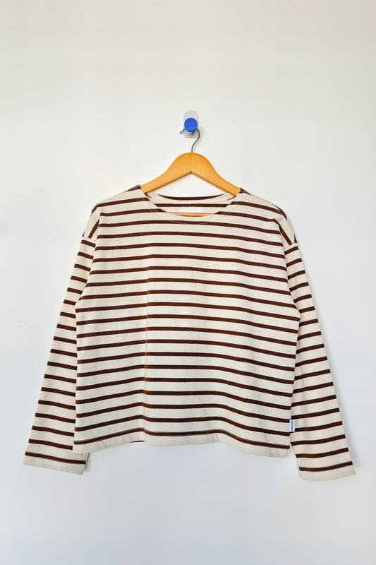 Sailor Top COFFEE STRIPE