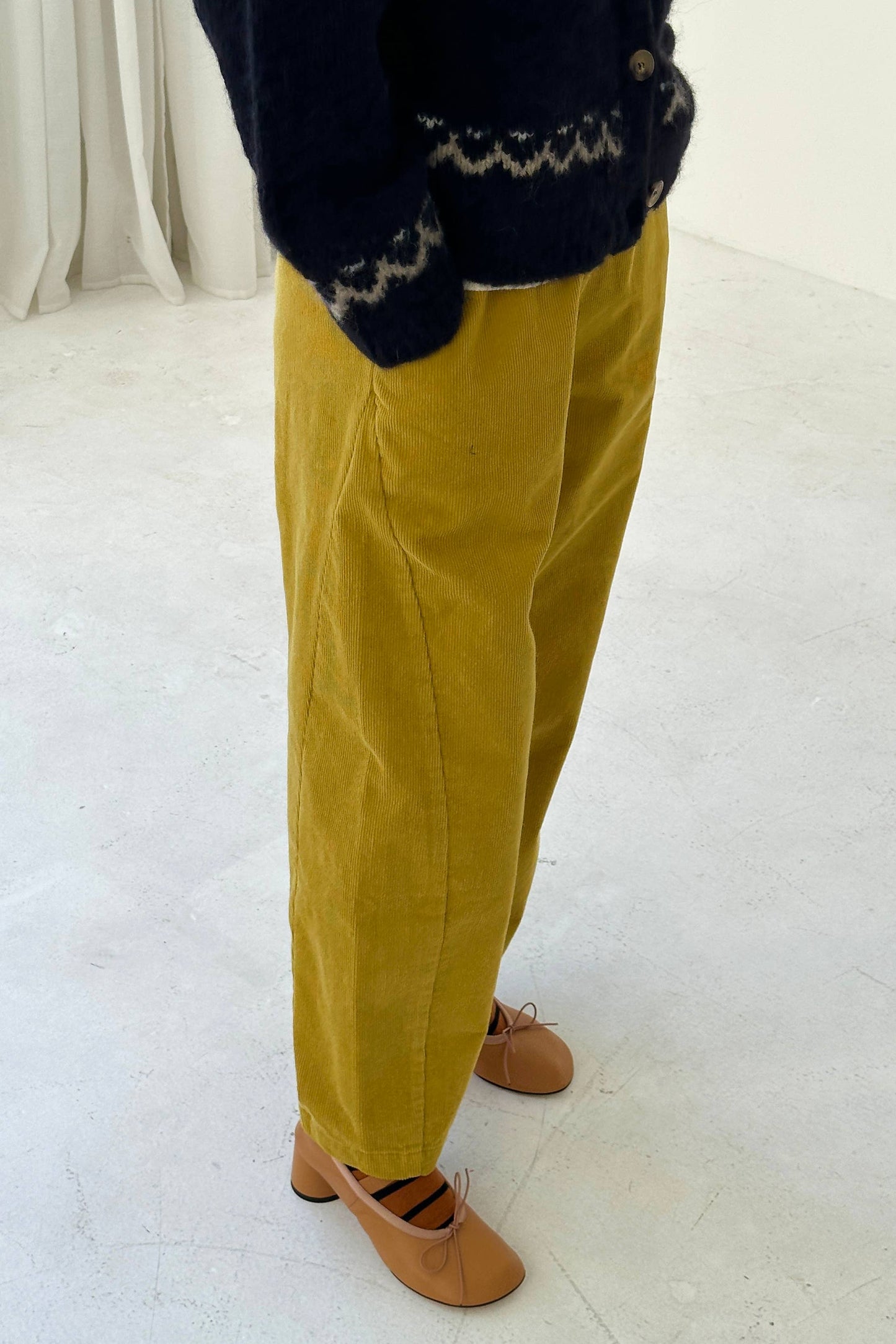 Corduroy Arc Pants Chocolate