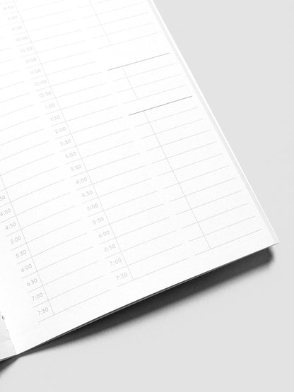 Travel Notebook | A5 Slim: Routine Builder | Beignet