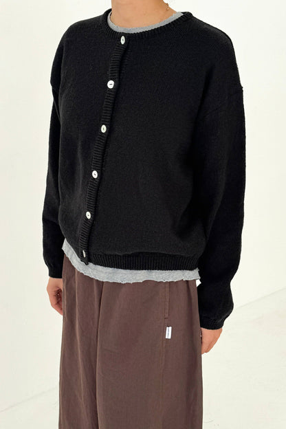Cotton Leila Cardigan Brown