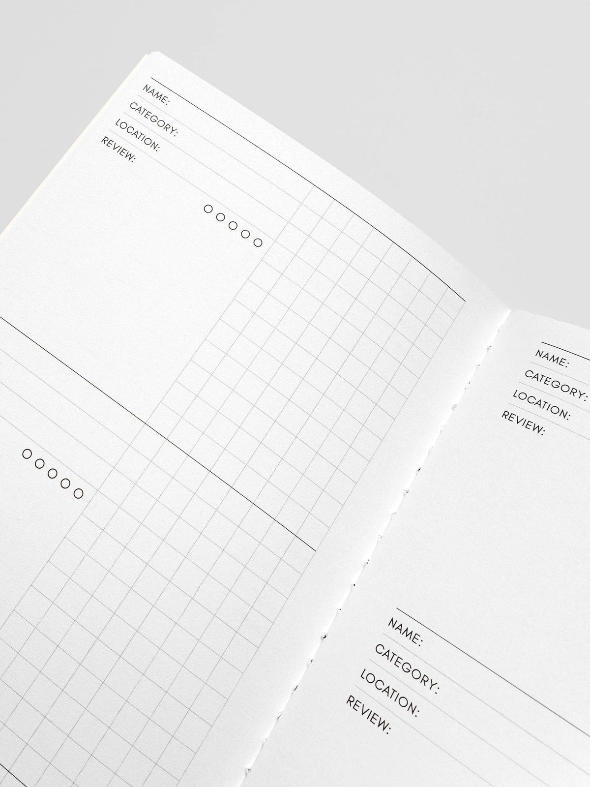 Travel Notebook | A5 Slim: Routine Builder | Beignet