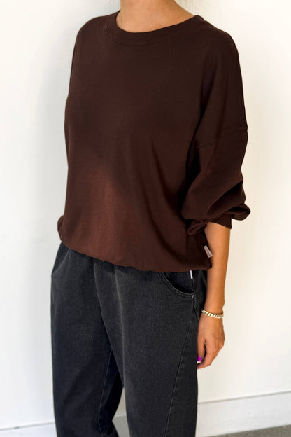 Cali Jersey Sweatshirt Black