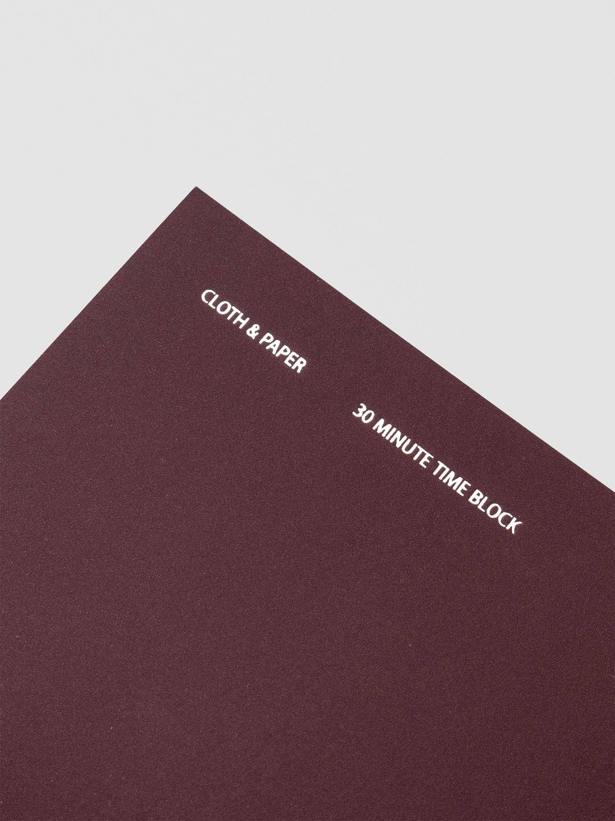 Travel Notebook | A5 Slim: Pen Swatch | Merlot