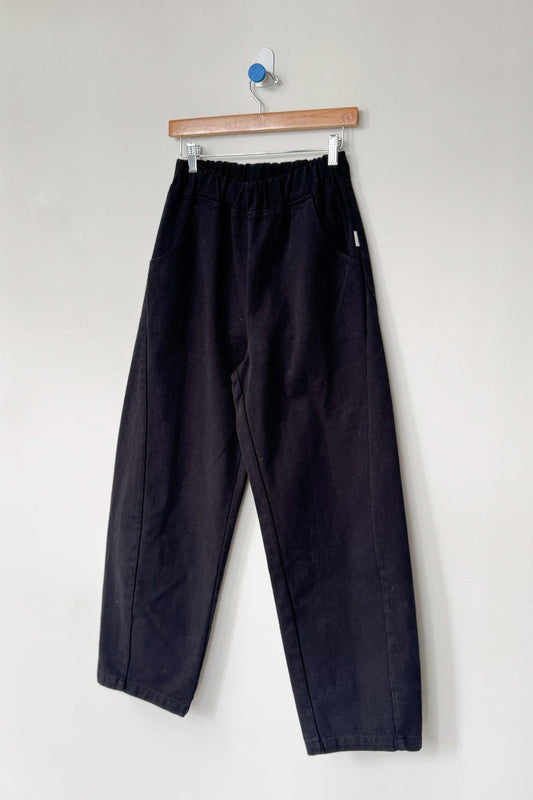 Long Arc Pants BLACK CANVAS