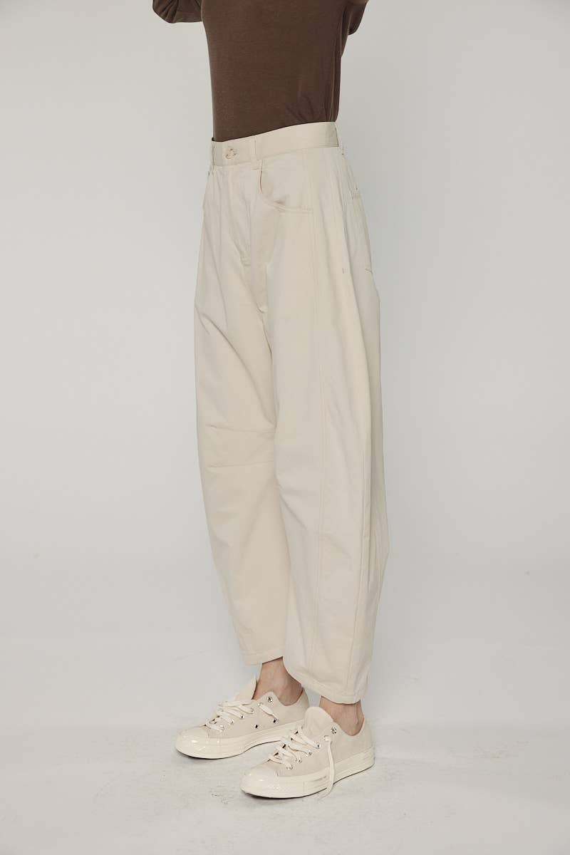 Seamed Barrel Pants