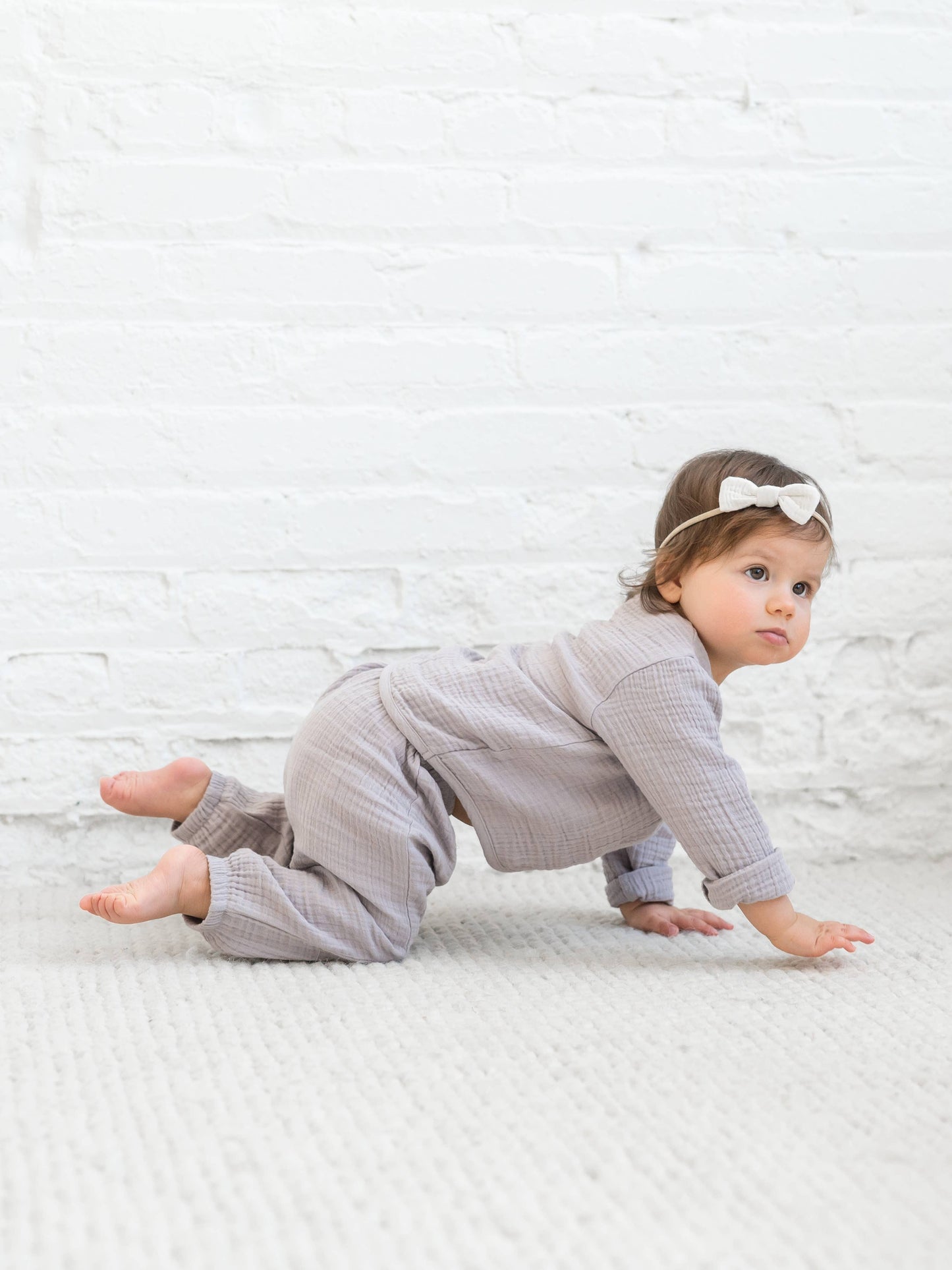 Organic Baby Marley Muslin Jacket - Lilla