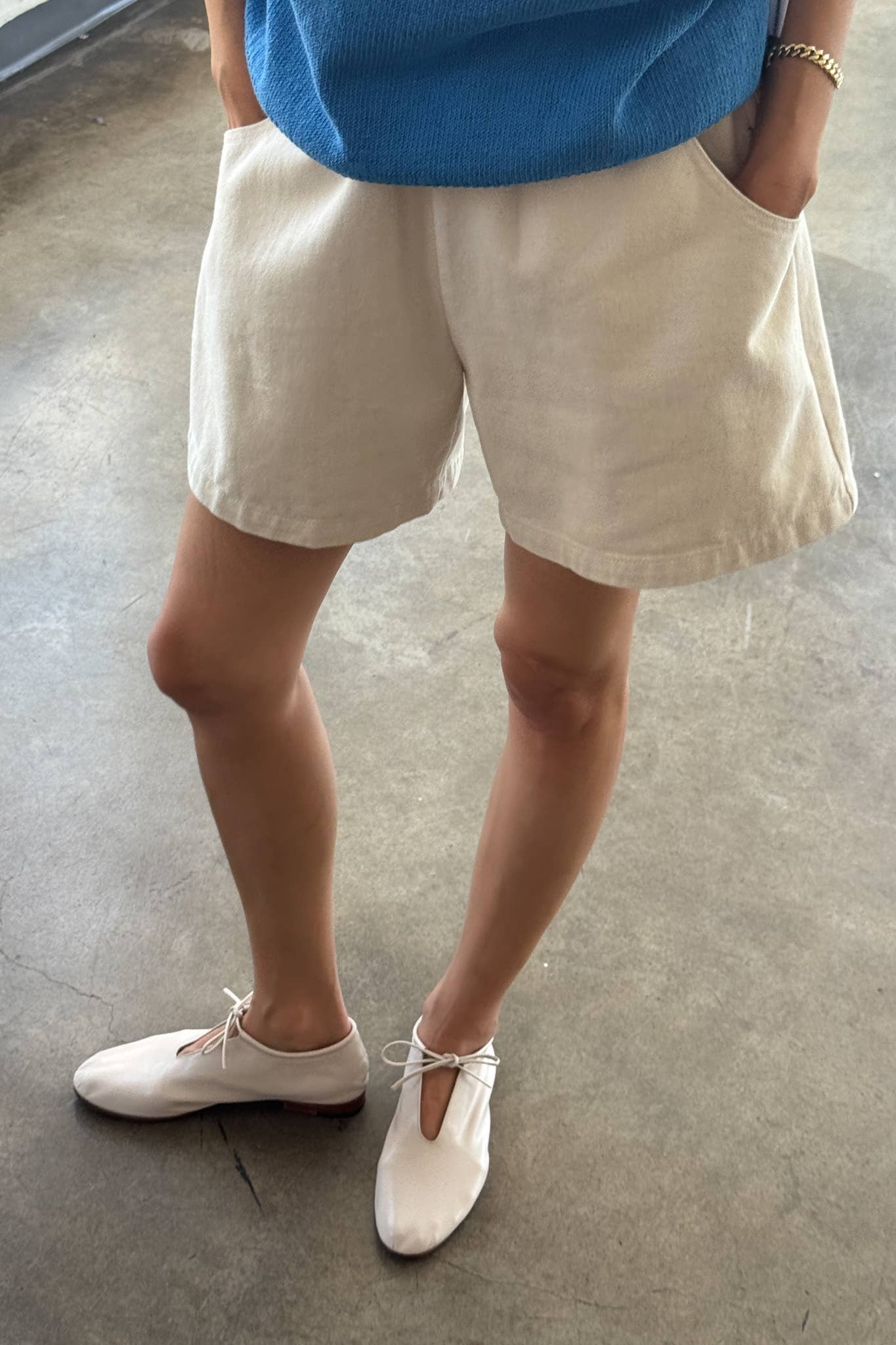 City Shorts Red Gingham