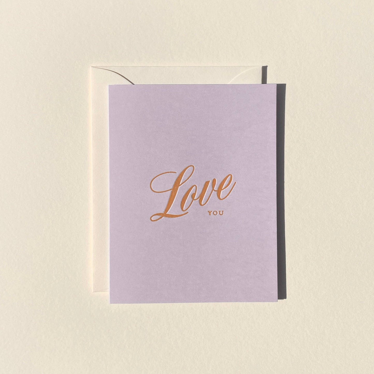 Love You No. 32: Lavender / Single Card