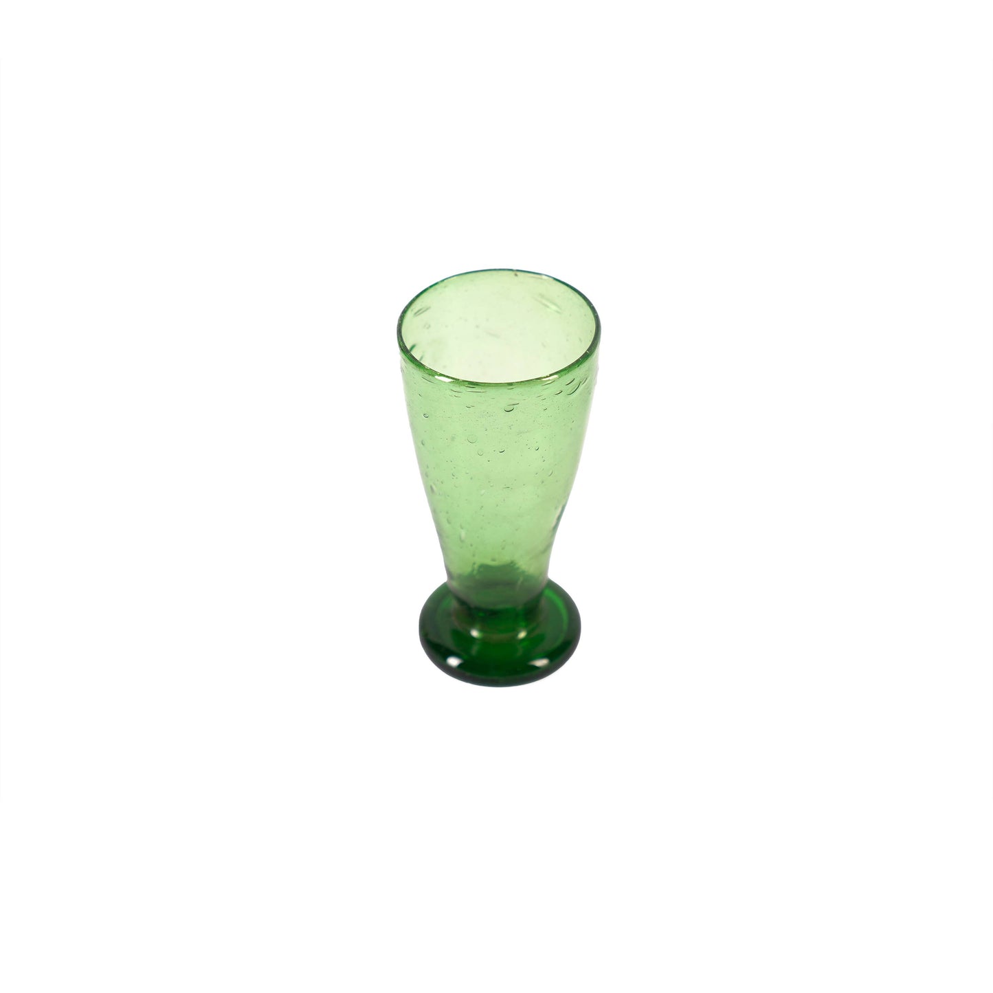 STRAIGHT RECYCLED GLASS GOBLET: Amber