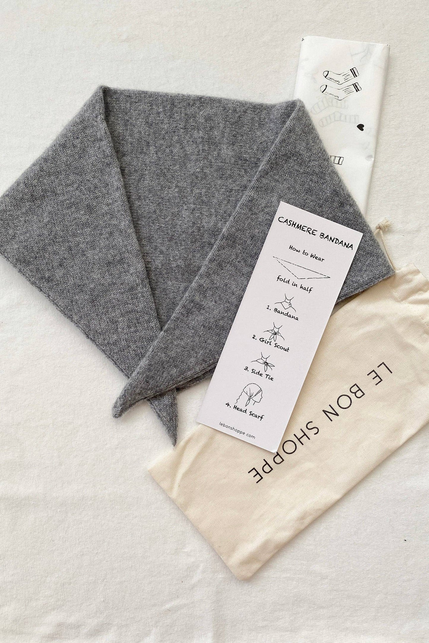 Cashmere Bandana OATMEAL