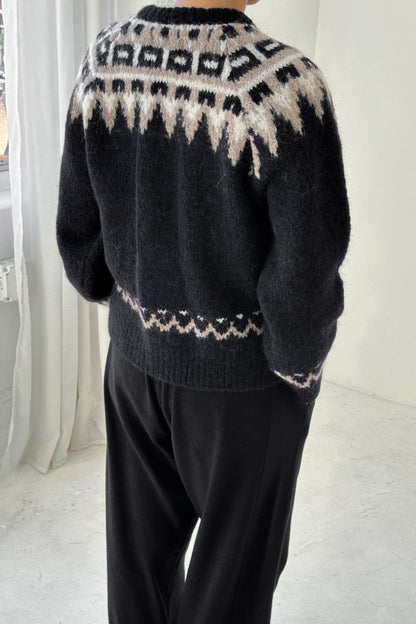 Alpaca Cabin Cardigan Beige