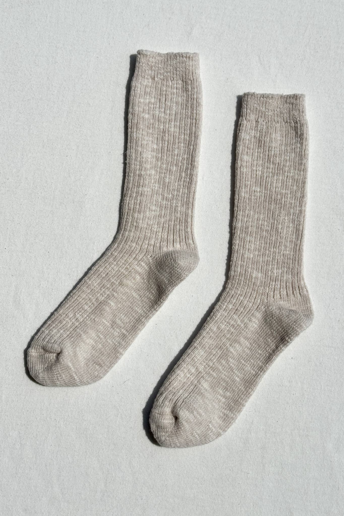 Cottage Socks: Oatmeal
