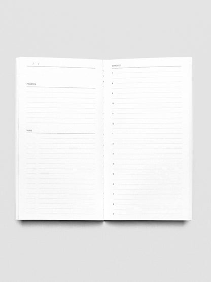 Travel Notebook | Pocket Plus: Daily Agenda | Aspen